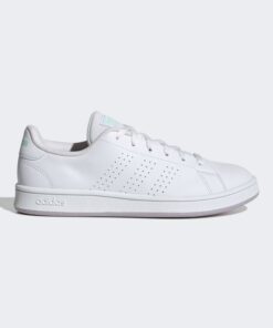 حذاء اديداس ادفانتج بيس للرجال لون أبيض- adidas Mens' Advantage Base Shoes - White