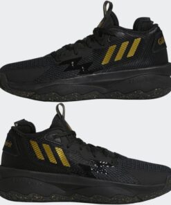 adidas Unisex Dame 8 Basketball Shoes - Black - حذاء اديداس دام 8 للجنسين لون أسود
