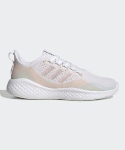 adidas Women's Fluidflow 2.0 Running Shoes - White- حذاء اديداس فلويد فلو 2.0 للنساء لون أبيض وزهري
