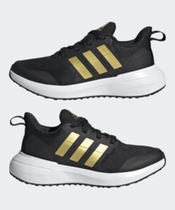 adidas FortaRun 2.0 Cloudfoam Lace Shoes حذاء اديداس فورتا رن 2.0 كلاود فوم للنساء لون اسود