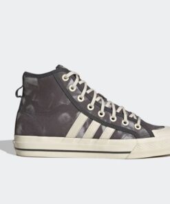 adidas Nizza Hi RF Shoes - Grey- حذاء اديداس نيزا هاي ار اف للجنسين لون رمادي
