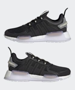 adidas Womens' NMD_V3 Shoes - Black- حذاء ايداس ان ام دي في 3 للنساء لون أسود ونعل أبيض