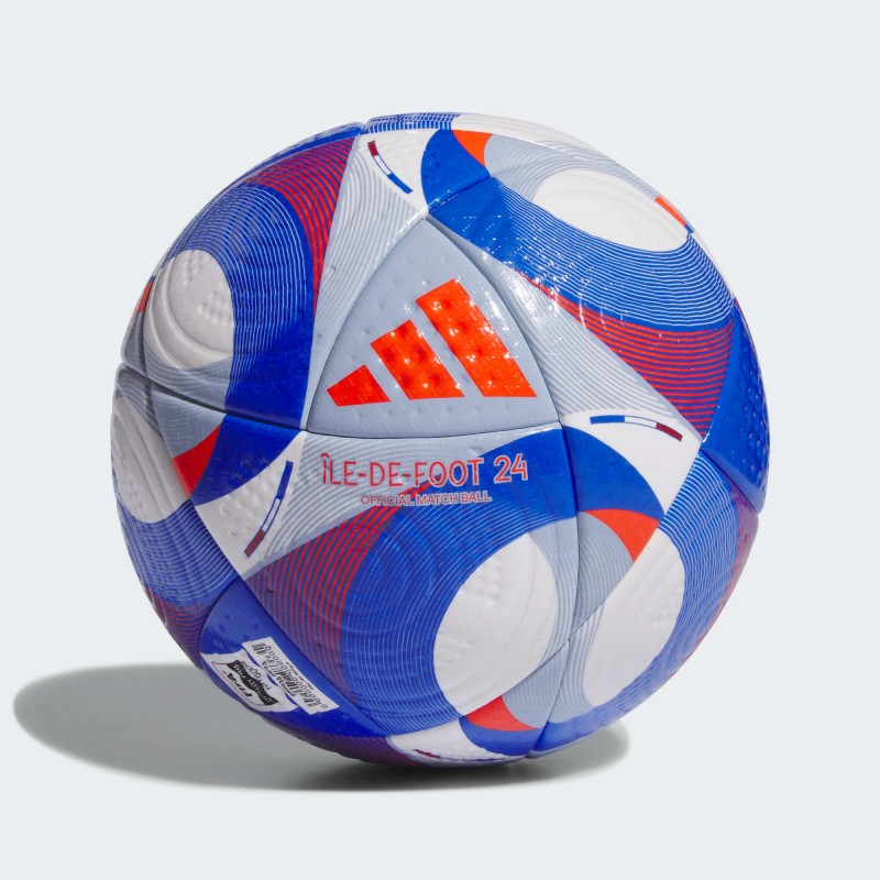 adidas OLYMPICS24 PRO - White - كرة قدم اديداس اولمبيك 24 برو لون ازرق وابيض