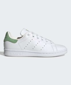adidas Unisex Stan Smith Shoes - White- حذاء اديداس ستان سميث للجنسين لون أبيض وأخضر