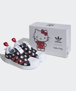 adidas Kids' Hello Kitty Superstar 360 Shoes - White- حذاء اديداس هالو كيتي سوبر ستار 360 للأطفال لون أبيض
