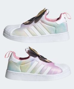 adidas Kids' x Disney Superstar 360 Shoes - Pink- حذاء اديداس اكس ديزني سوبر ستار 360 للأطفال لون زهري