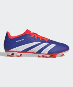 adidas Unisex' Predator Club Flexible Ground Boots - Blue - حذاء اديداس بريديتور كلوب فليكسابل جراوند للجنسين لون ازرق وابيض