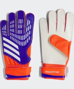adidas Unisex' Predator Training Goalkeeper Gloves - Blue - قفازات اديداس بريديتور للجنسين لون ازرق وابيض