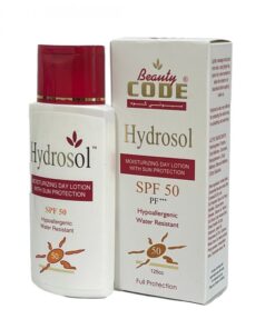 Beauty Code Hydrosol Moisturizing Day Lotion With Sun Protection 50SPF PF+++ هايدروسول مرطب للنهار واقي من اشعة الشمس 125 مل