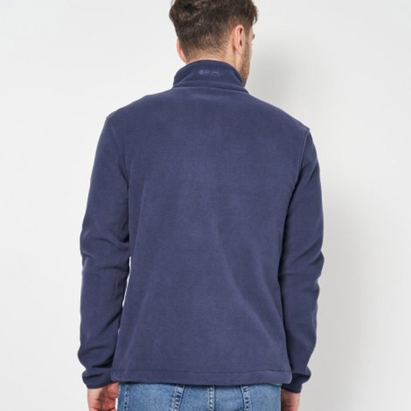 Hi-Tec Men's Henis Full Zip Fleece Jacket  جاكيت هاي-تيك هنس فل فليس للرجال لون أزرق