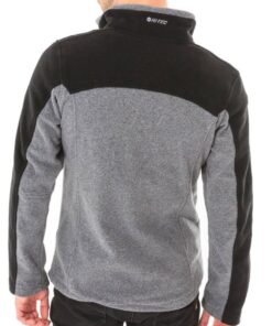Hi-Tec Monar Full Zip Fleece Jacket  جاكيت مونار فل فليس من هاي-تيك لون أسود ورمادي