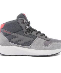 Hi-Tec Sierra Re-Flex Mid Trainers Shoes  حذاء سيرا ريفليكس ميد من هاي-تيك لون رمادي