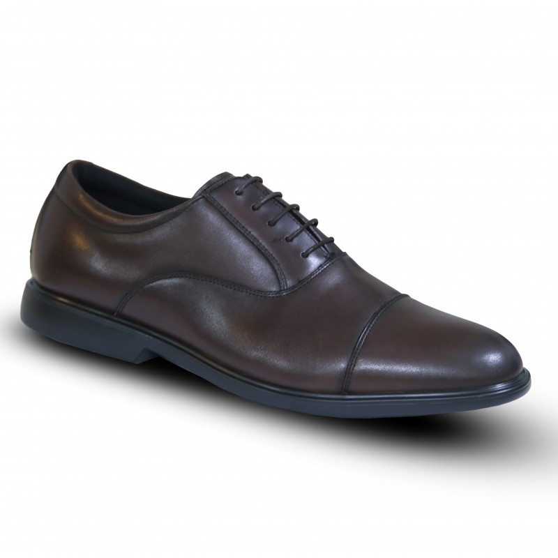 Hush Puppeis Men's Elegant Comfort Shoes - حذاء هاش بابيز اليجانت كمفورت رسمي للرجال لون بني محروق