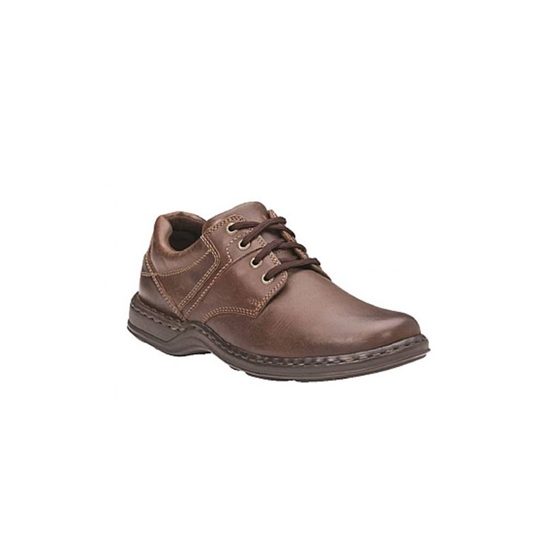 Hush Puppeis Men's Casual Medic Leather Shoes - حذاء هاش بابيز رسمي جلد للرجال لون بني