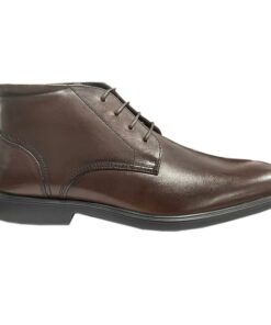 Hush Puppeis Men's Casual Medic Leather Shoes - حذاء هاش بابيز رسمي جلد ساق طويل للرجال لون بني