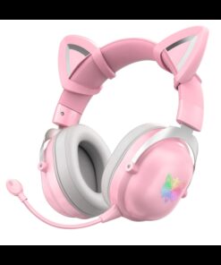 ONIKUMA B20(B100) RGB Cat Ears Bluetooth 5.0 Gaming Headset Stereo Sound with HD Mic + wired
