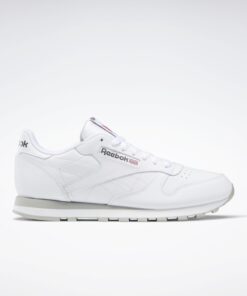 Reebok Men's Classic Leather Shoes - حذاء ريبوك كلاسيك جلد للرجال لون أبيض