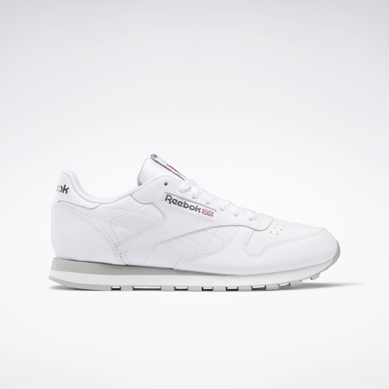 Reebok Men's Classic Leather Shoes - حذاء ريبوك كلاسيك جلد للرجال لون أبيض