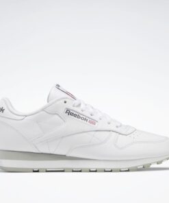 Reebok Unisex Classic Leather Shoes - حذاء ريبوك كلاسيك جلد للجنسين لون أبيض