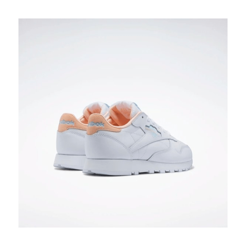 Reebok Classic Leather حذاء سبورت كلاسيك ابيض من ريبوك للنساء