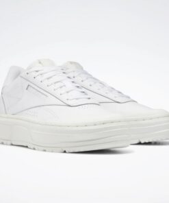 Reebok Women's Club C Double Geo Shoes- حذاء ريبوك كلو سي دبل جيو للنساء لون أبيض