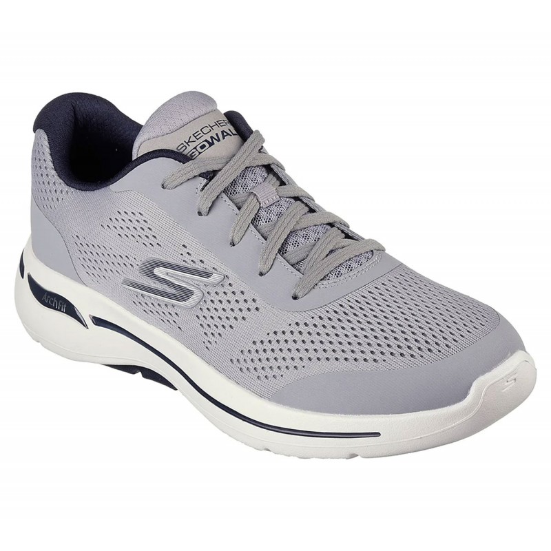 Skechers Men's GOwalk Arch Fit Shoes - حذاء سكيتشرز جو ووك آرتش فيت للرجال لون رمادي