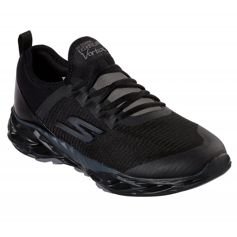 Skechers Men's GO RUN VORTEX - STORM Shoes - حذاء سكيتشرز جو رن فورتكس- ستورم للرجال لون أسود