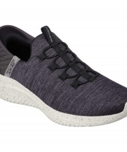 Skechers Men's Slip-ins: Ultra Flex 3.0 - Right Away Shoes  - حذاء سكيتشرز سليب ان: الترا فليكس 3.0 للرجال لون رمادي غامق