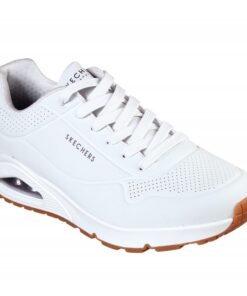Skechers Men's Uno - Stand On Air Shoes - حذاء سكيتشرز أونو ستاند اون اير للرجال لون أبيض