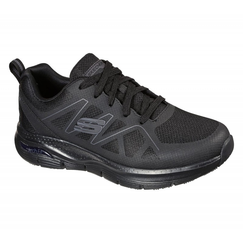 Skechers Men's Work: Arch Fit SR - Axtell Shoes  - حذاء سكيتشرز ورك: ارتش فيت اس ار- اكستل للرجال لون أسود