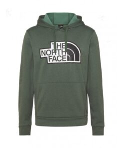 The North Face Men's Exploration Fleece Pullover Hoodie - تيشيرت ذا نورث فيس اكسبلوريشن فليس هودي للرجال لون زيتي غامق
