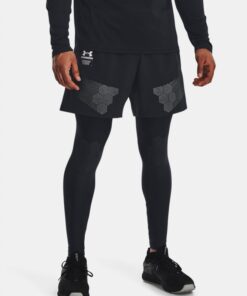 Under Armour Men's ArmourPrint Woven Shorts - شورت أندر آرمر برينت وويفن للرجال لون أسود