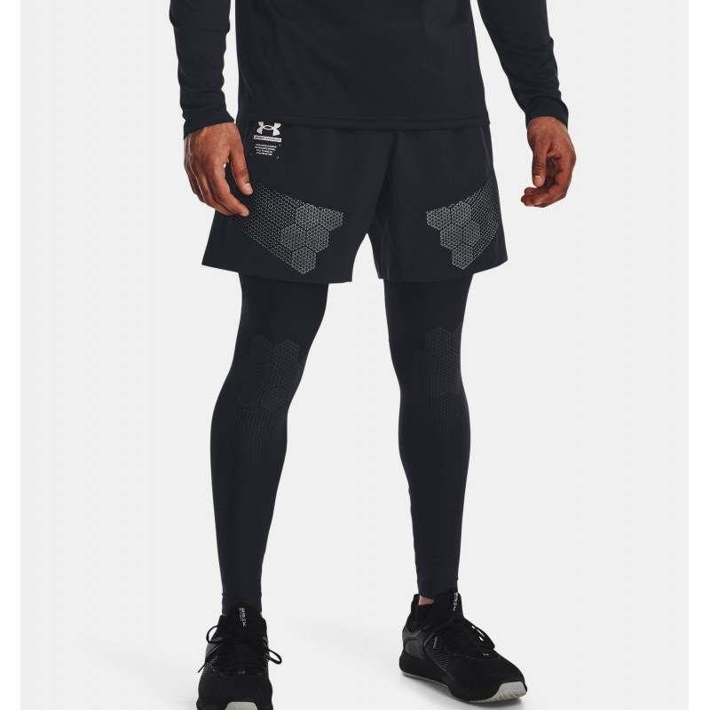 Under Armour Men's ArmourPrint Woven Shorts - شورت أندر آرمر برينت وويفن للرجال لون أسود