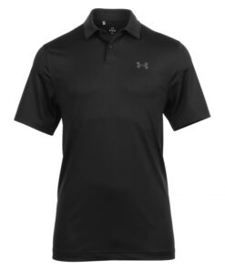 Under Armour Men's Golf T2G T-shirt-تيشيرت اندر ارمور بولو جولف تي 2 للرجال لون اسود