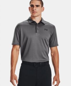Under Armour Men's Tech Polo T-Shirt - تيشيرت أندر آرمر تك بولو للرجال لون فيراني
