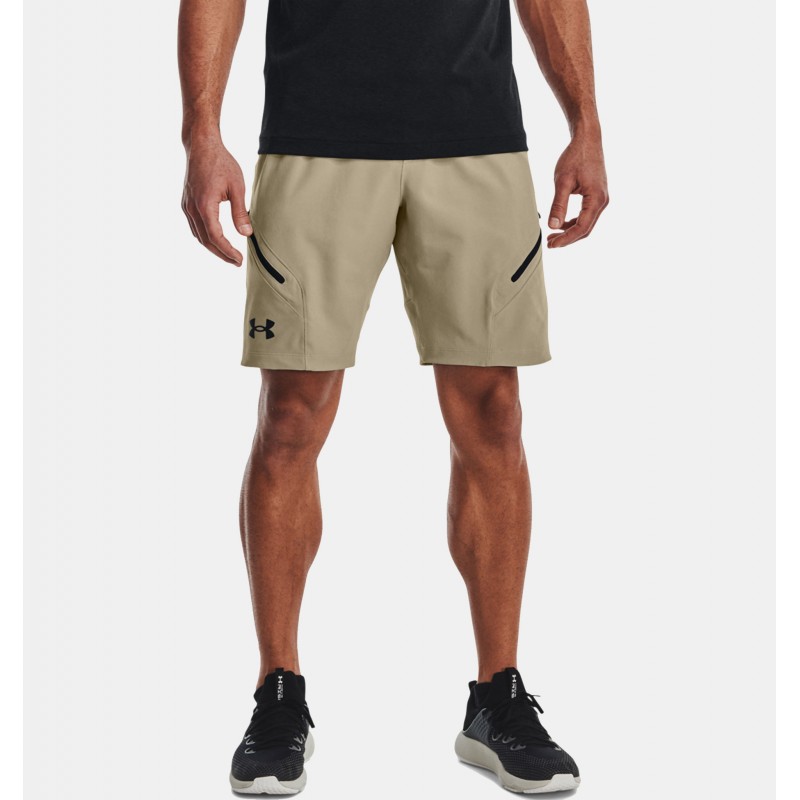 Under Armour Men's Unstoppable Cargo Shorts - شورت أندر آرمر انستوببال كارجو للرجال لون بيج