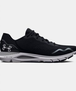 Under Armour Women's HOVR™ Sonic 6 Running Shoes - حذاء أندر آرمر هوفر ستونيك 6 رانينج للنساء لون أسود وأبيض