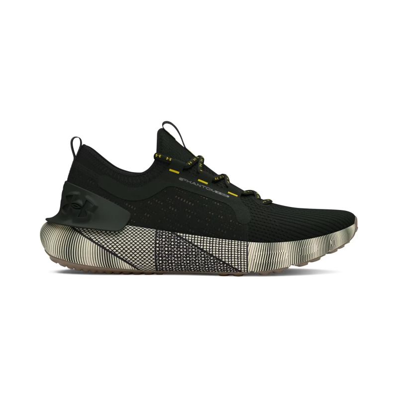 Under Under Men's HOVR Phantom 3 SE LTD Shoes حذاء اندر ارمور هوفر فانتوم 3 للرجال لون زيتي