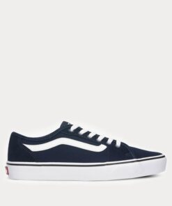 Vans Men's Filmore Decon Shoes - حذاء فانز فيلمور ديكون للرجال لون كحلي وأبيض
