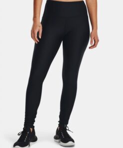 بنطال أندر آرمر ليقنز هيت-جير بطول كامل للنساء لون أسود- Under Armour Women's HeatGear® Full-Length Leggings
