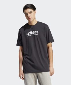 تيشيرت اديداس اول اس زد ان جرافيك للرجال لون أسود- adidas Mens'All SZN Graphic T-Shirt - Black