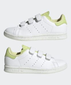 حذاء الأطفال ستان سميث سي اف من أديداس لون أبيض للجنسين ADIDAS STAN SMITH CF SHOES