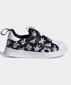 حذاء الأطفال سوبر ستار 360 من أديداس لون أسود للجنسين ADIDAS SUPERSTAR 360 SHOES