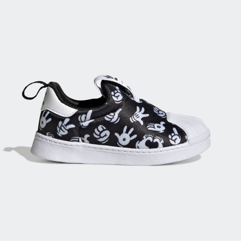حذاء الأطفال سوبر ستار 360 من أديداس لون أسود للجنسين ADIDAS SUPERSTAR 360 SHOES