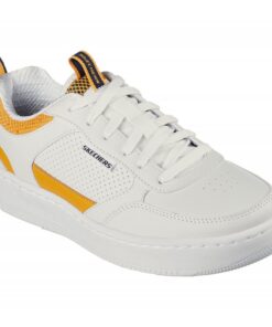 حذاء سكيتشرز سبورت كورت 92 كول جلاري للنساء لون أبيض - Skechers Women's Sport Court 92 - Cool Glory Shoes