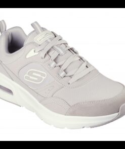 حذاء سكيتشرز سكيتش اير - كورت هوم جرون للرجال لون رمادي ونعل أبيض- Skechers Men's Skech-Air Court - Homegrown Shoes