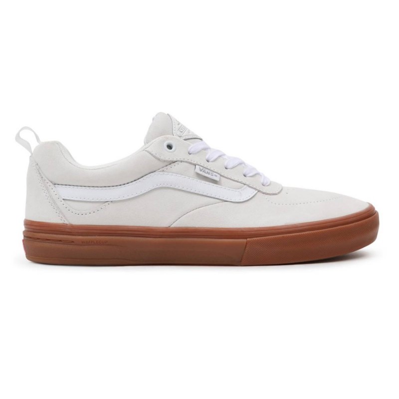 حذاء فانز كيلي ولكر للرجال لون أبيض ونعل بني- Vans Mens' Kyle Walker Shoes