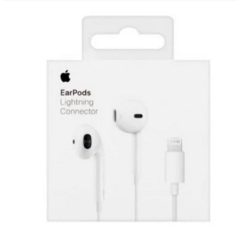 سماعة أذن آيفون لون أبيض EarPods Lightning Connector