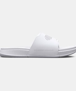 شبشب أندر آرمر انسا ايليفيت للجنسين لون أبيض- Under Armour Unisex Ansa Elevate Slides