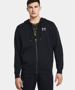 Under Armour Men's UA Icon Fleece Full-Zip Hoodie- جاكيت اندر ارمور ايكون فليس فل زيب للرجال لون كحلي